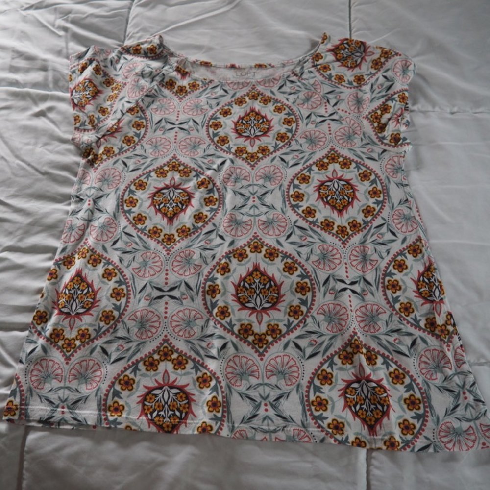 Loft small cap sleeve t-shirt
